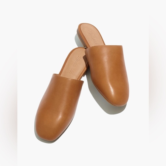 Madewell Shoes - Madewell The Cory Mule in Leather- English Saddle- Size 8